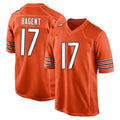 Custom #17 Orange CHI Football Shirt Top