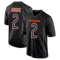 Custom #2 Black CHI Football Shirt Top