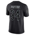 C.Bears #34 Walter Payton Player Black RFLCTV Limited Game Football Jerseys
