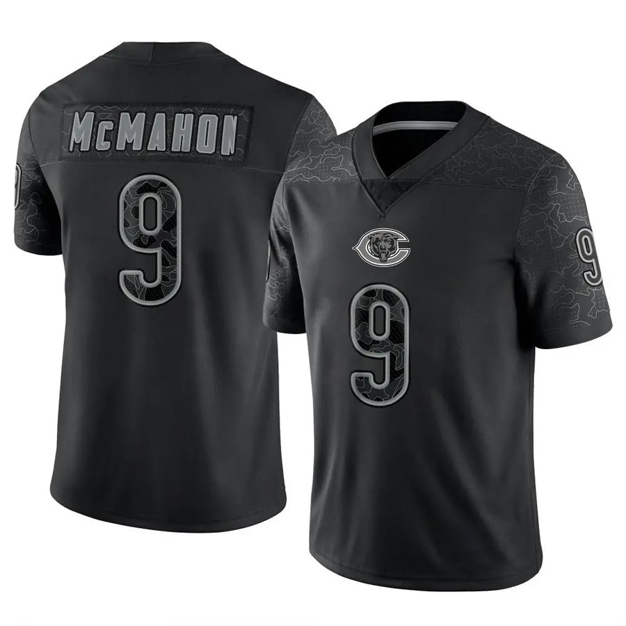 Custom #9 Black CHI Football Shirt Top
