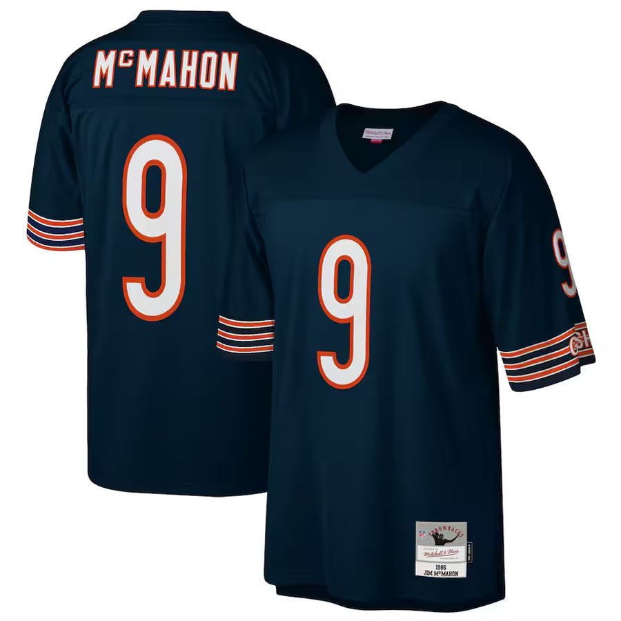 Custom #9 Navy CHI Football Shirt Top