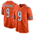 Custom #9 Orange CHI Football Shirt Top