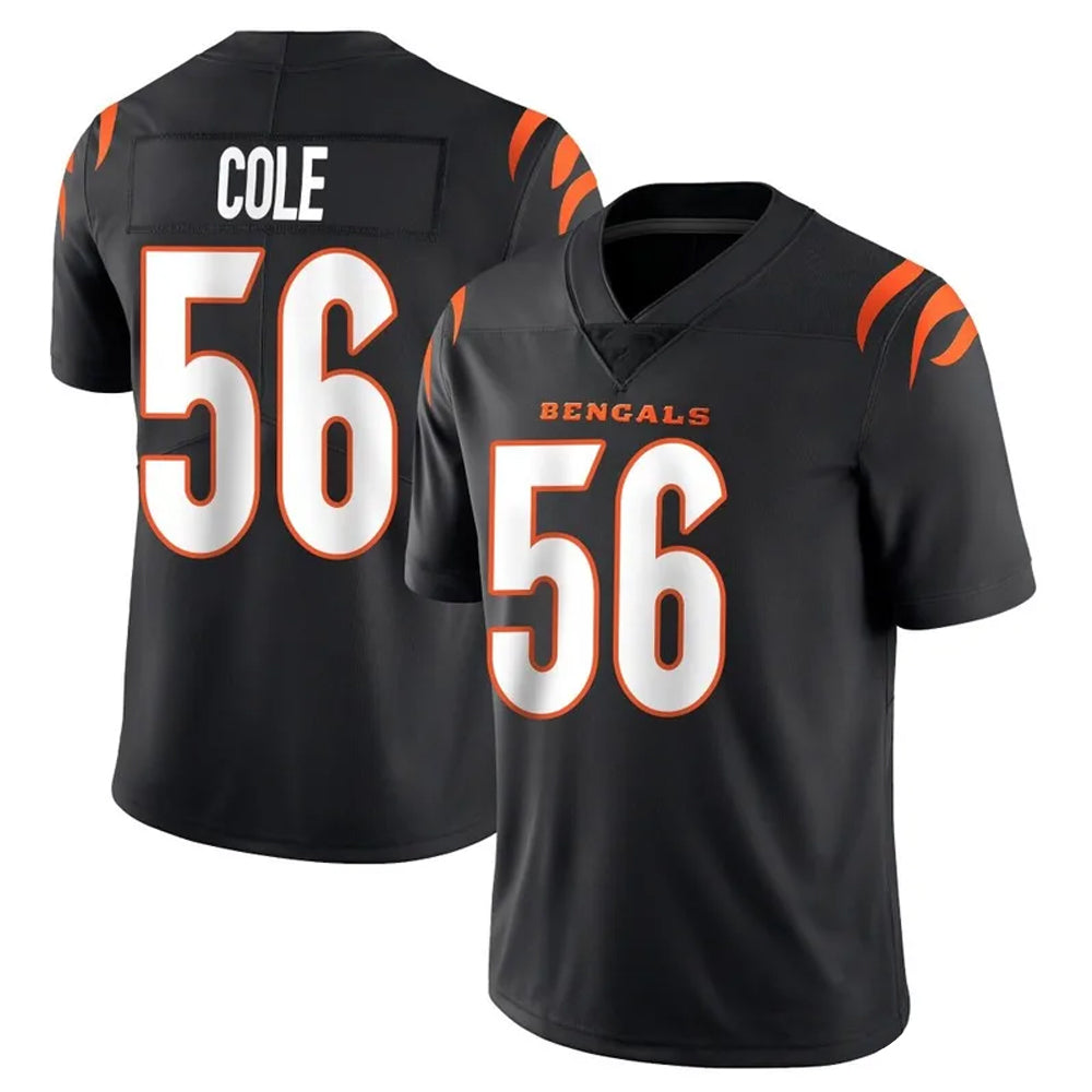 Custom #56 Black CIN Football Shirt Top