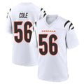 Custom #56 White CIN Football Shirt Top