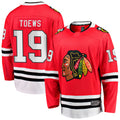 C.Blackhawks #19 Jonathan Toews Player Fanatics Home Breakaway Red Hockey Jerseys