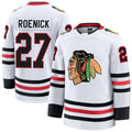 C.Blackhawks #27 Jeremy Roenick Player Fanatics Home Premium White Hockey Jerseys