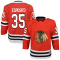 C.Blackhawks #35 Tony Esposito Player Fanatics Red Premier Breakaway Hockey Jerseys