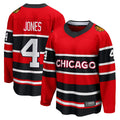 Custom #4 Black CHI Hockey Shirt Top