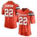 Custom #22 Orange CLE Football Shirt Top