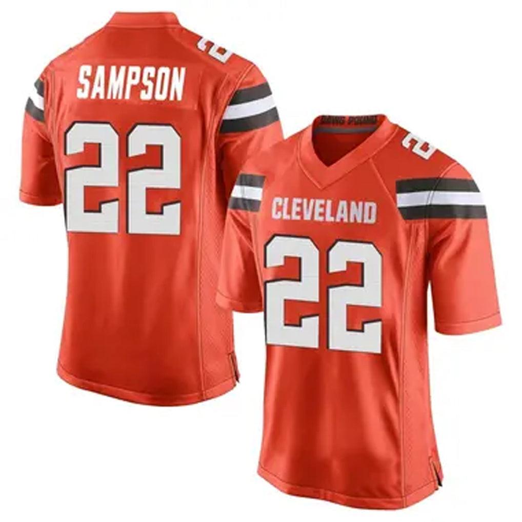 Custom #22 Orange CLE Football Shirt Top