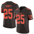 Custom #25 Brown CLE Football Shirt Top