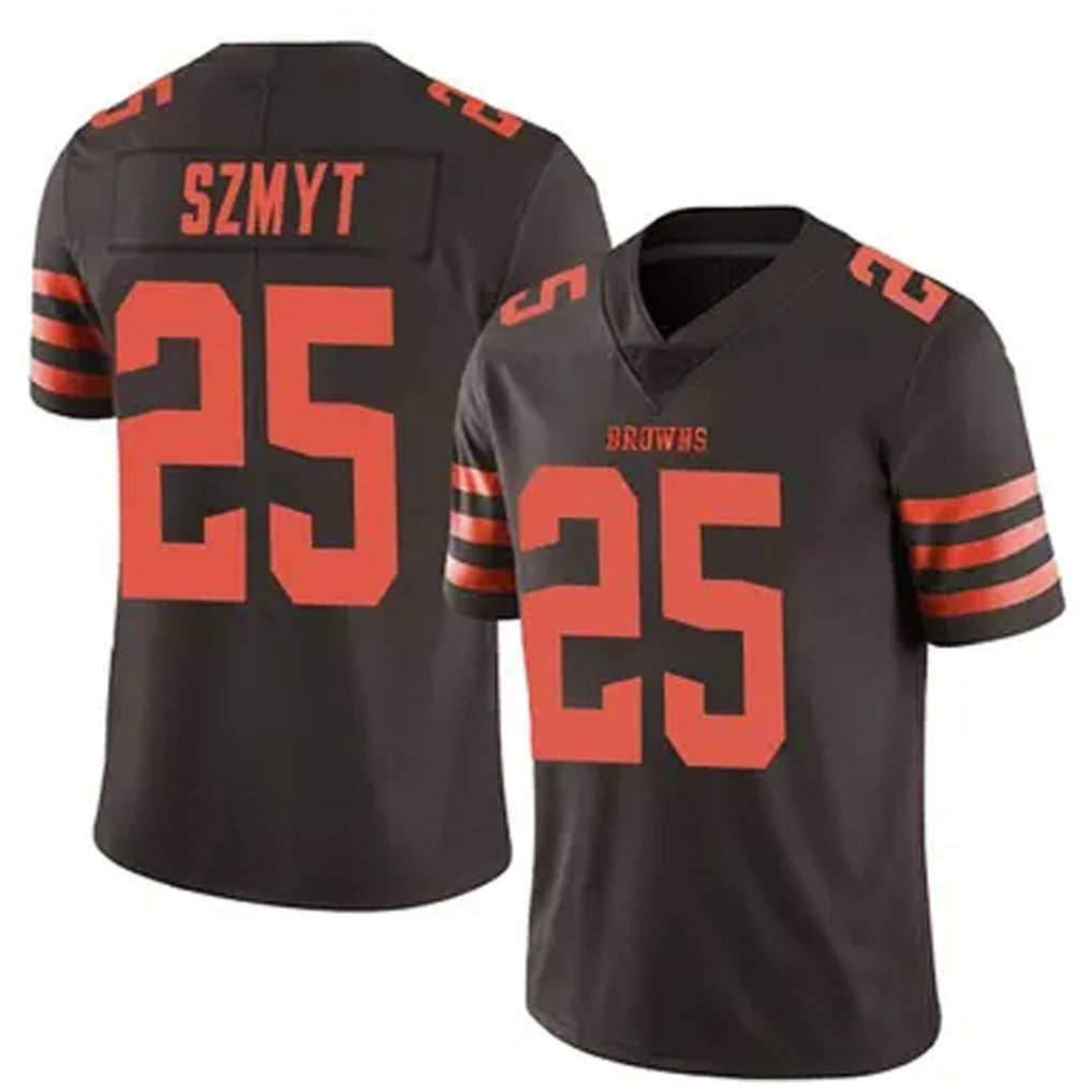 Custom #25 Brown CLE Football Shirt Top