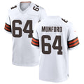 Custom #64 White CLE Football Shirt Top