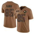C.Browns #85 David Njoku Player Brown Salute To Service Limited Football Jerseys