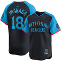 Custom #18 Navy All Star CHC Baseball Shirt Top