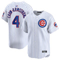 C.Cubs #4 Pete Crow-Armstrong Player White Home Limited Baseball Jerseys