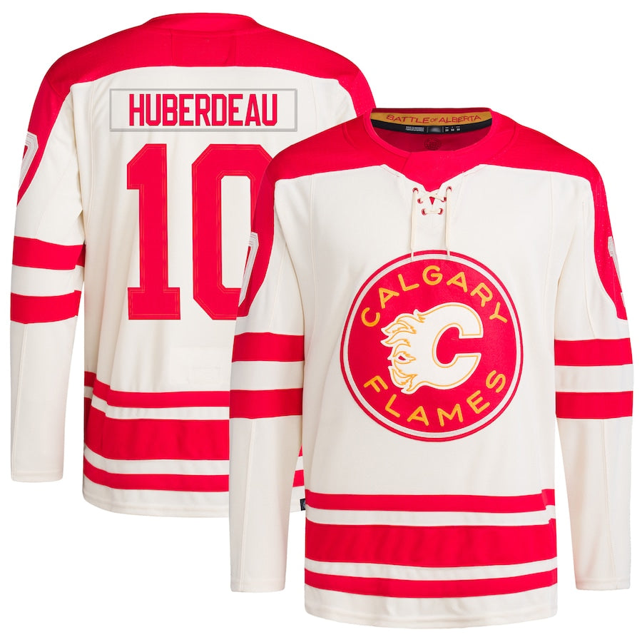Custom #10 White CGY Hockey Shirt Top