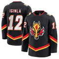 Custom #12 Black CGY Hockey Shirt Top