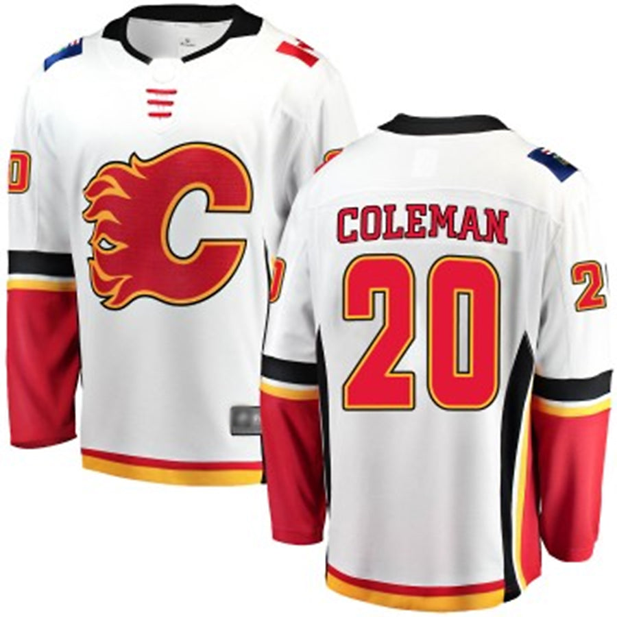 Custom #20 White CGY Hockey Shirt Top