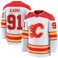 Custom #91 White CGY Hockey Shirt Top
