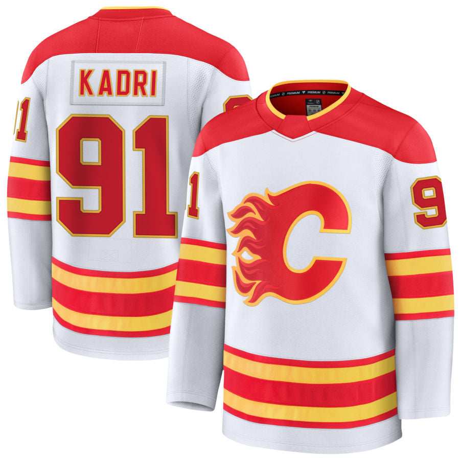 Custom #91 White CGY Hockey Shirt Top