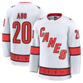 Custom #20 White CAR Hockey Shirt Top