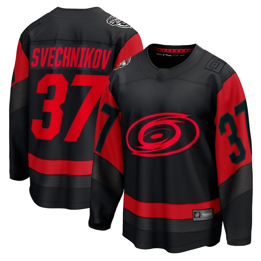 Custom #37 Black CAR Hockey Shirt Top
