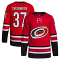 Custom #37 Red CAR Hockey Shirt Top