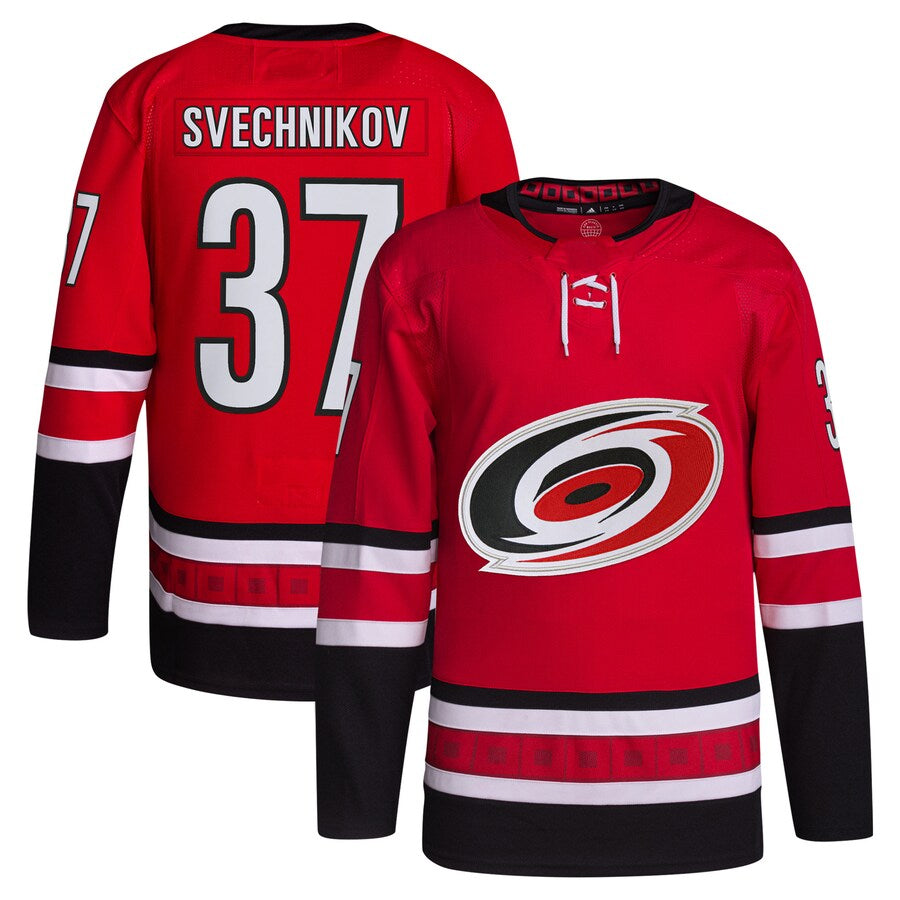 Custom #37 Red CAR Hockey Shirt Top