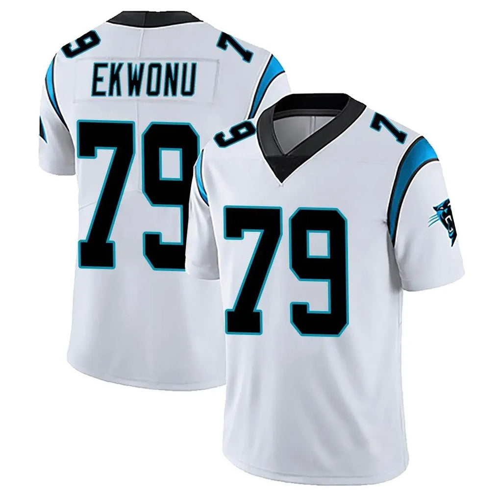 Custom #79 White CAR Football Shirt Top