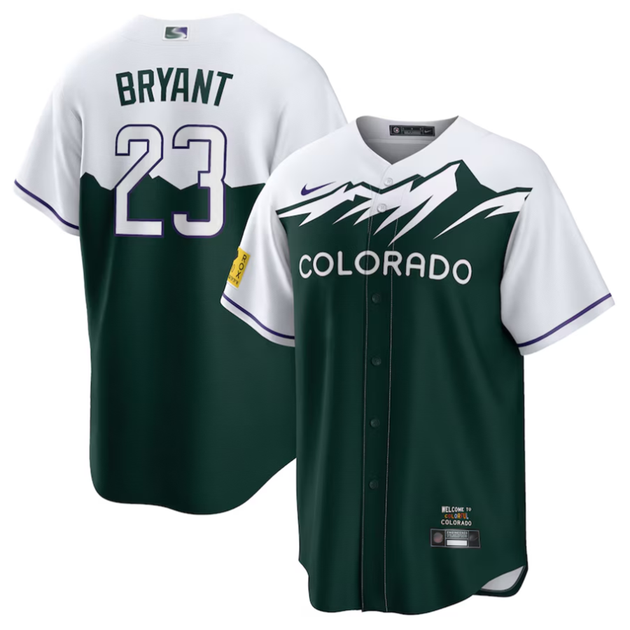 Custom #23 City Connect COL Baseball Shirt Top