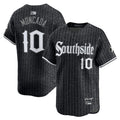 Custom #10 Black City Connect CWS Baseball Shirt Top