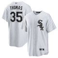 Custom #35 White CWS Baseball Shirt Top