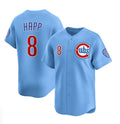 C.Cubs #8 Ian Happ Player Blue 2024-25 2nd Alternate Limited Stitched Baseball Jerseys