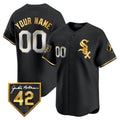 Custom C.White Sox Jackie Robinson Patch Vapor Premier Limited Stitched Baseball Jerseys