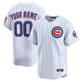Custom C.Cubs White Home Limited Baseball Jerseys