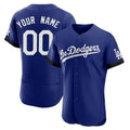 Custom LA.Dodgers Royal City Connect Elite Stitched Baseball Jerseys