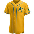 Athletics Blank Player Gold Home Elite Team Baseball Jerseys