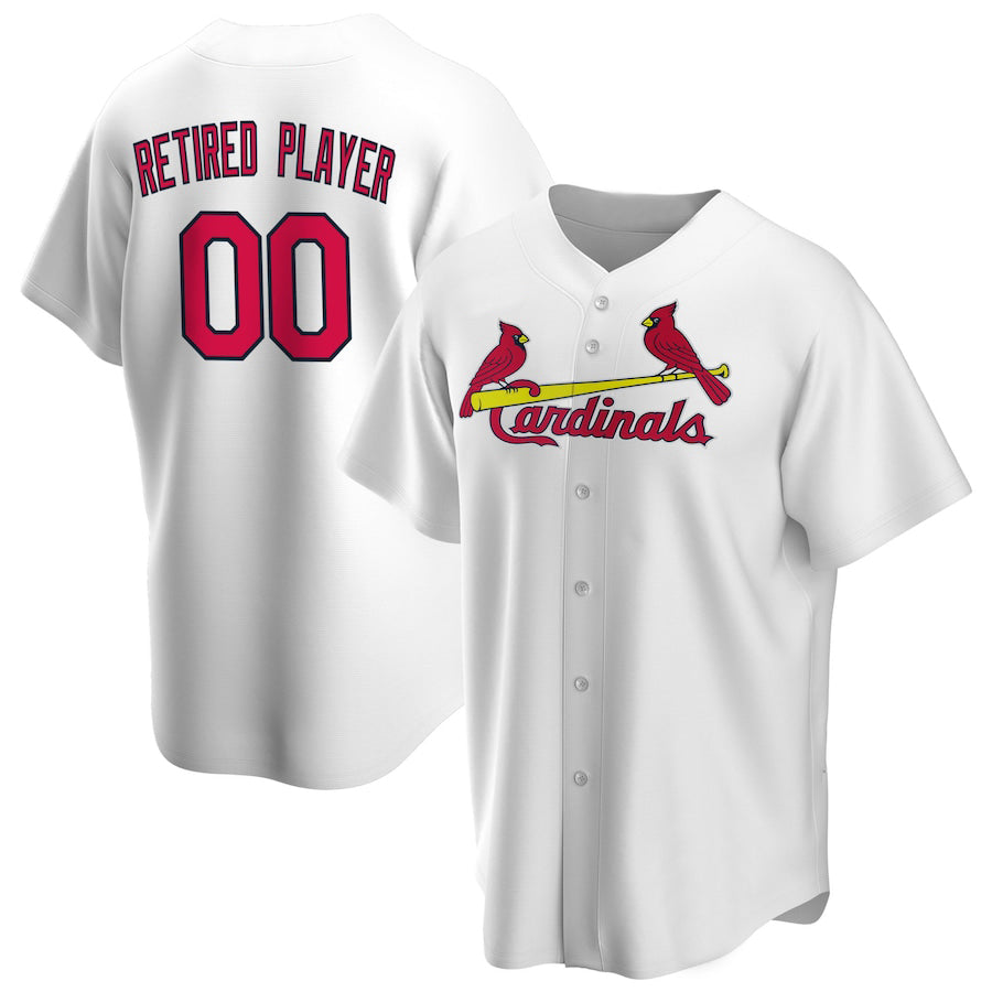 Custom St.Louis Cardinals White Home Pick-A Replica Baseball Jerseys