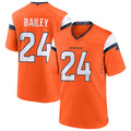 Custom #24 Orange DEN Football Shirt Top