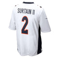 Custom #2 White DEN Football Shirt Top