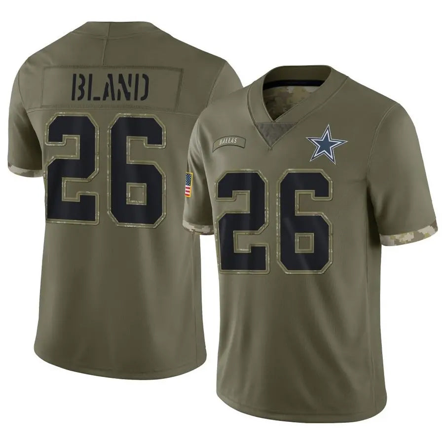 Custom #26 Olive DAL Football Shirt Top