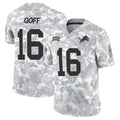 Custom #16 DET Football Shirt Top