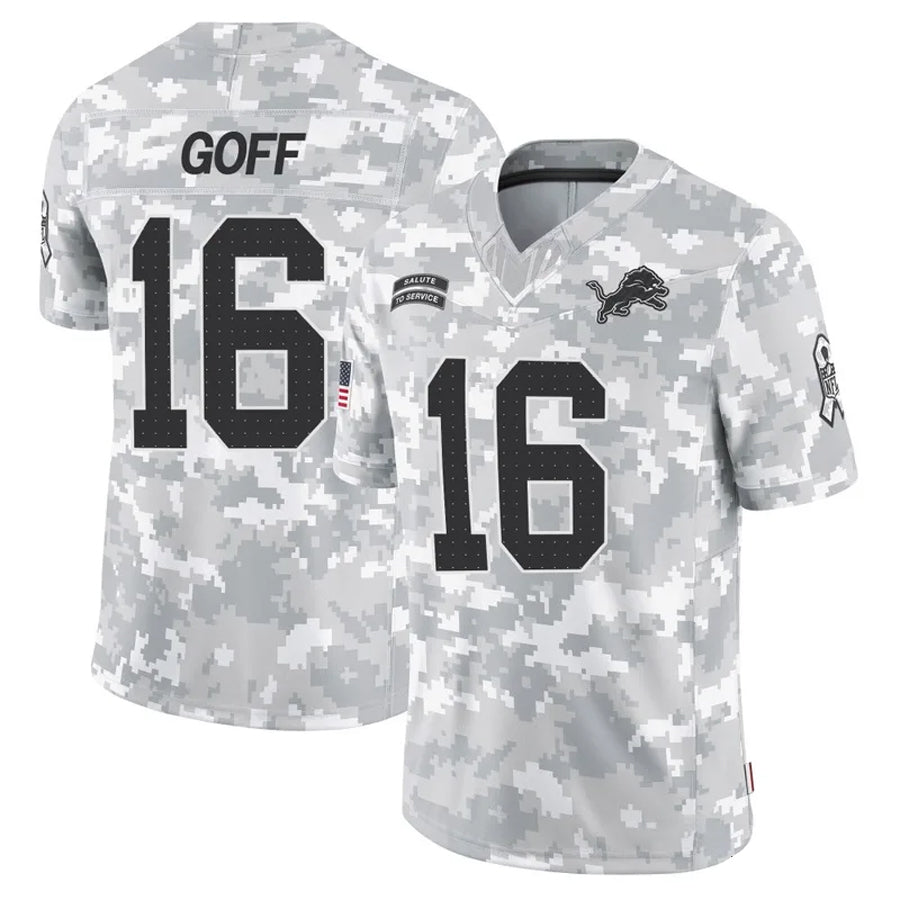 Custom #16 DET Football Shirt Top