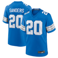 Custom #20 Blue DET Football Shirt Top