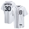 D.Tigers #30 Kerry Carpenter Player White Home Replica Baseball Jerseys
