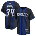 Custom #34 City Connect DET Baseball Shirt Top