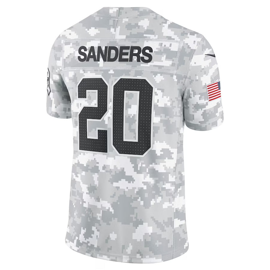 Custom #20 DET Football Shirt Top