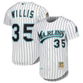 Custom #35 White MIA Baseball Shirt Top