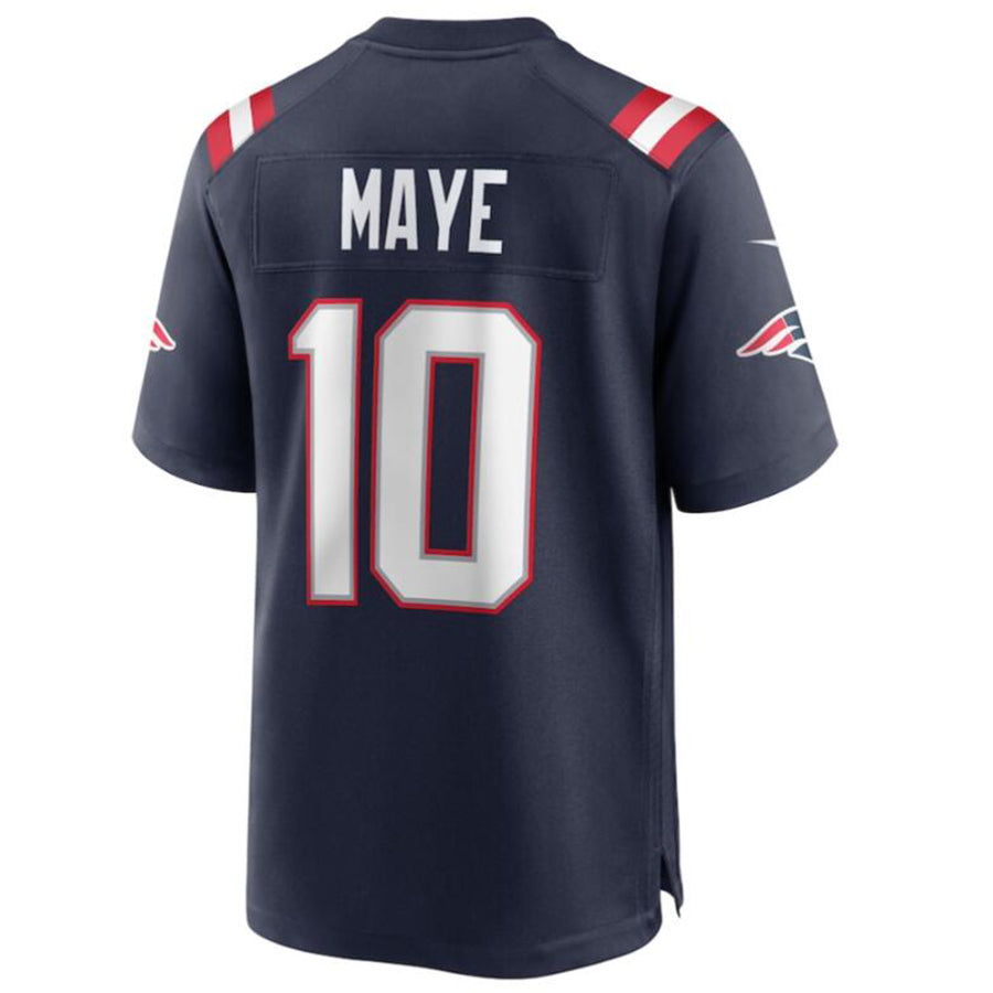 Custom #10 Navy NE Football Shirt Top